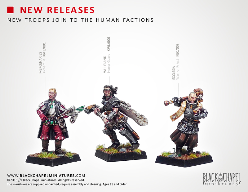 NEW RELEASES, New troops join to the Human factions