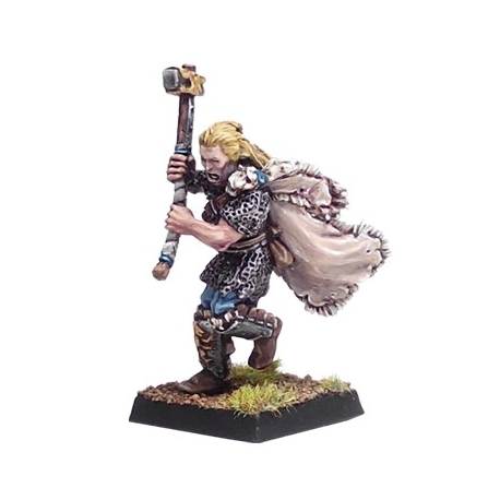 Warrior with hammer - PAINTED