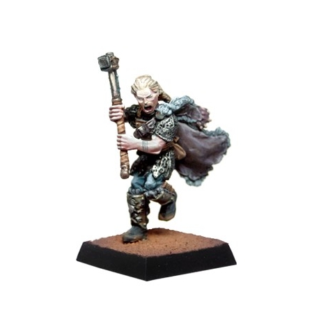 Warrior with hammer - PAINTED
