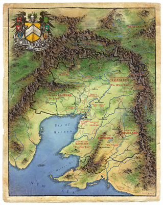 Map of Altreich, year 1205 (English version)